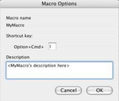 macro options dialog